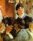 Eduard Manet Wall Art - The Waitress